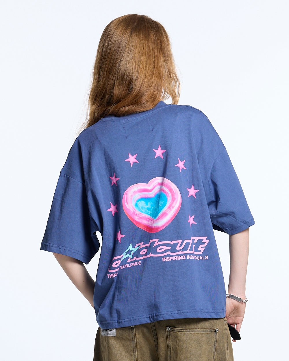 LOVERS POOL TEE COASTAL BLUE - COLD CULTURE
