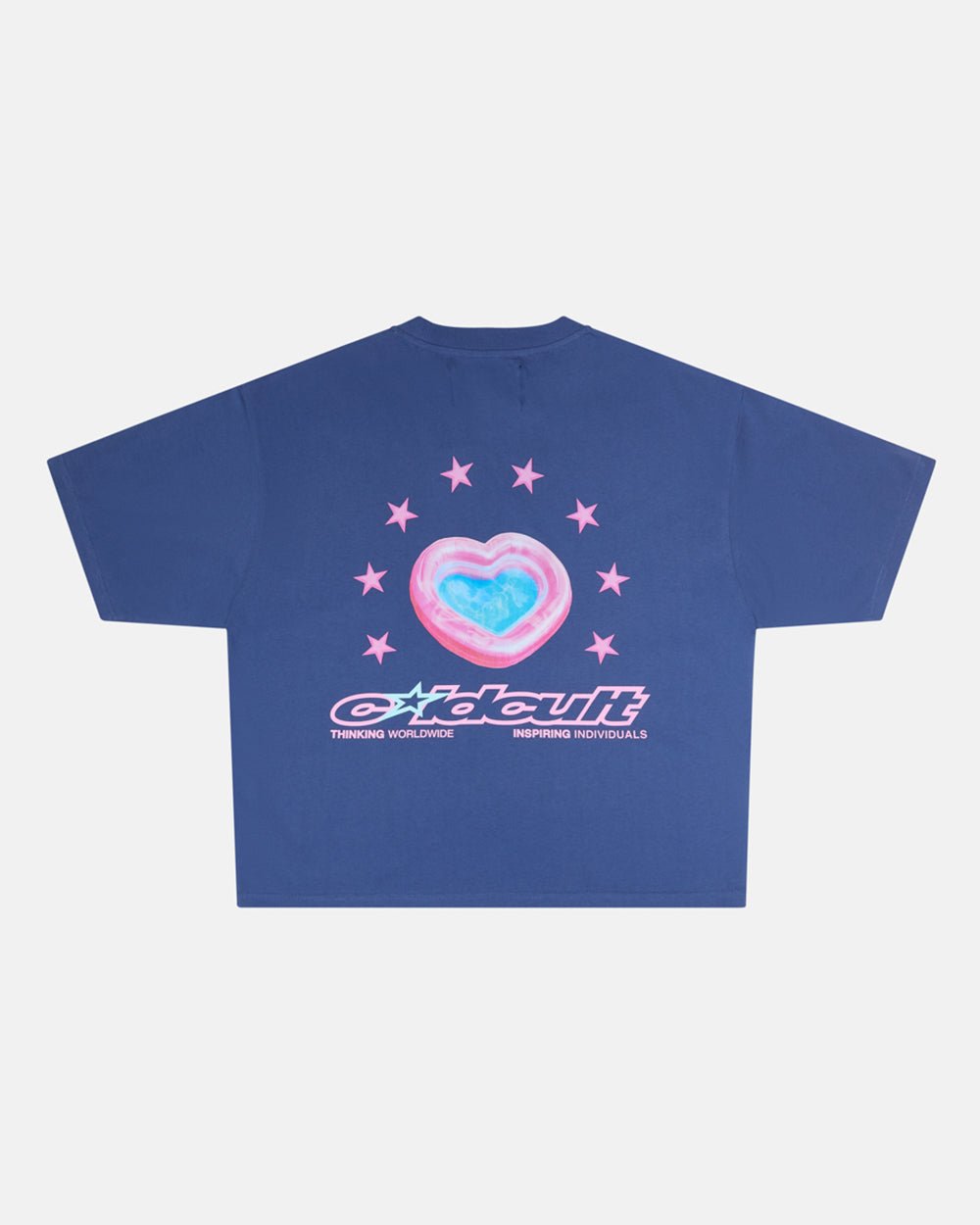 LOVERS POOL TEE COASTAL BLUE - COLD CULTURE