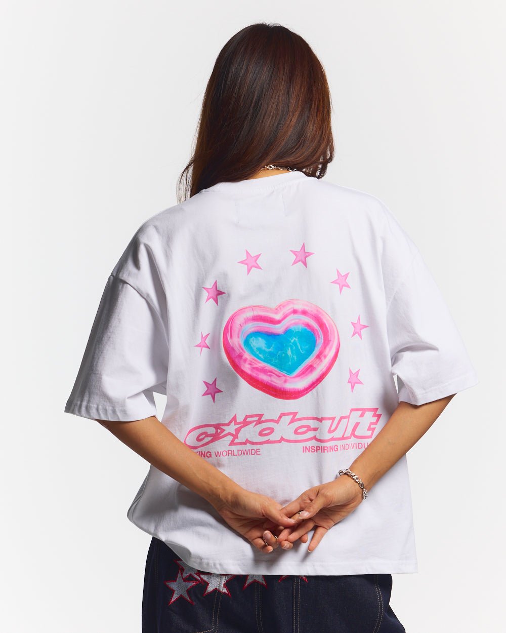 LOVERS POOL TEE WHITE - COLD CULTURE