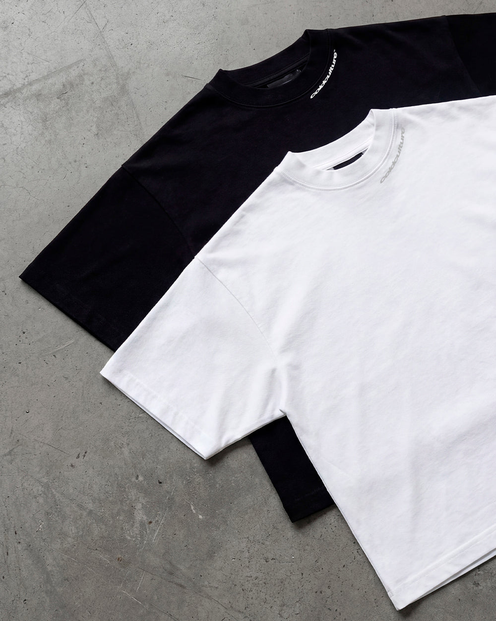 LOW KEY BASIC TEE 2 PACK WHITE & BLACK - Cold Culture