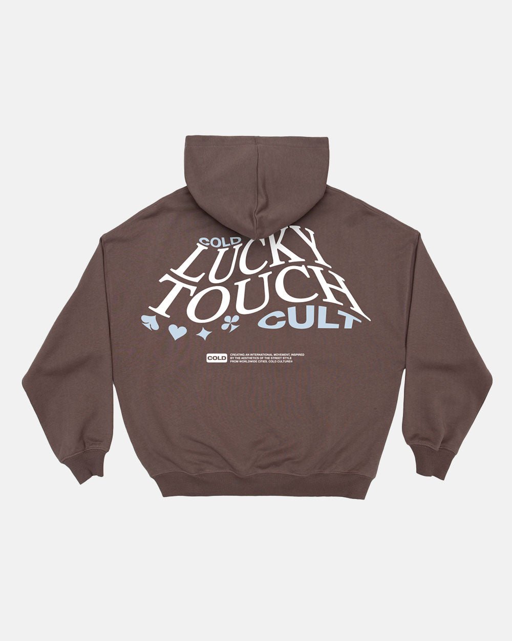 LUCKY TOUCH HOODIE CAFE NOIR - COLD CULTURE