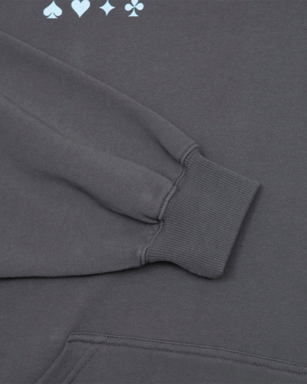 LUCKY TOUCH HOODIE GRAPHITE GREY - COLD CULTURE