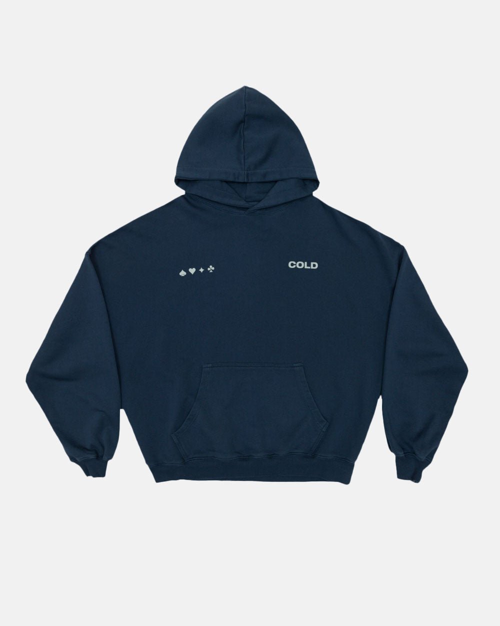 LUCKY TOUCH HOODIE NIGHT BLUE - COLD CULTURE