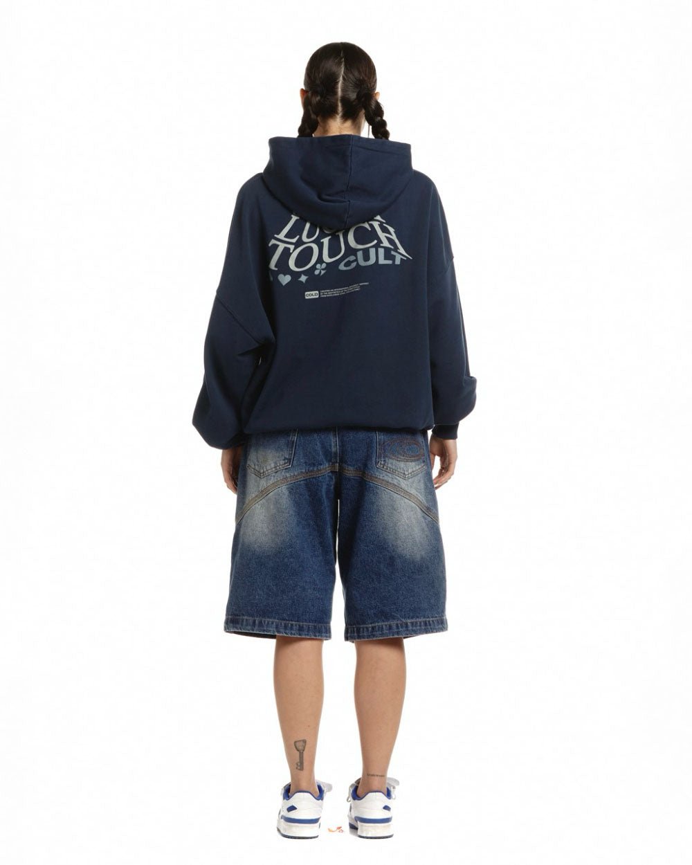 LUCKY TOUCH HOODIE NIGHT BLUE - COLD CULTURE