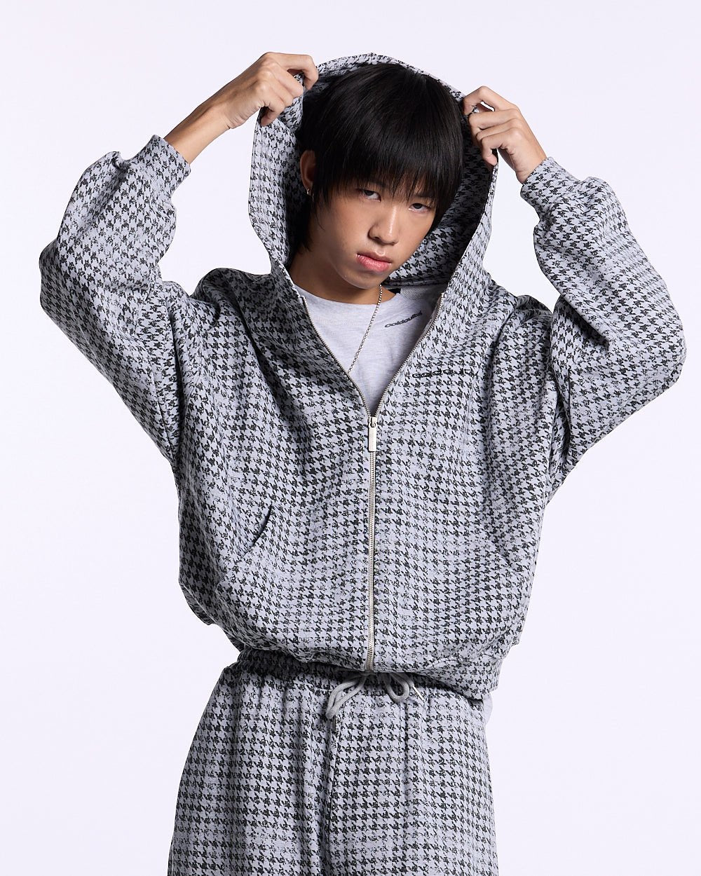 MAISON STREET ZIP HOODIE HEATHER GREY - Cold Culture