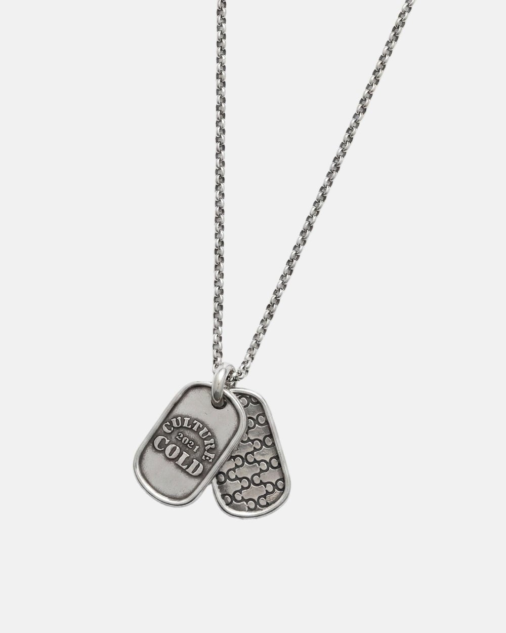 MARINE CHAINS PENDANT SILVER - Cold Culture
