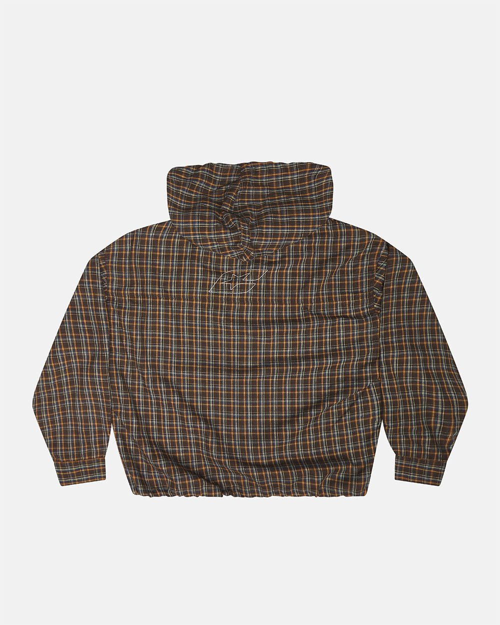 MEMPHIS HOODED SHIRT ORANGE AND BLUE - COLD CULTURE