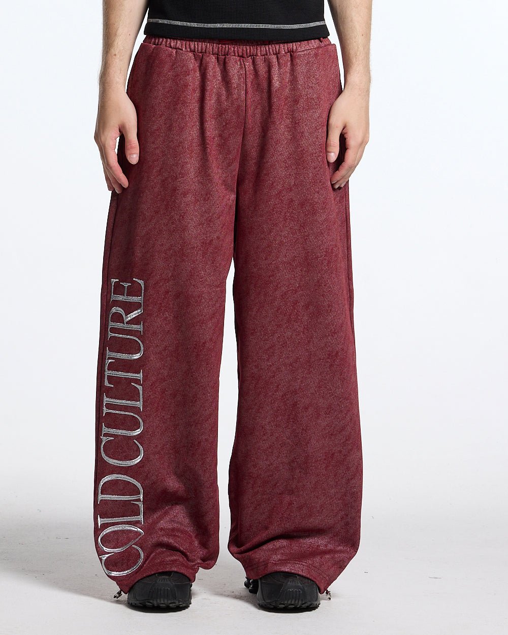 MERRY SWEATPANTS RED - Cold Culture