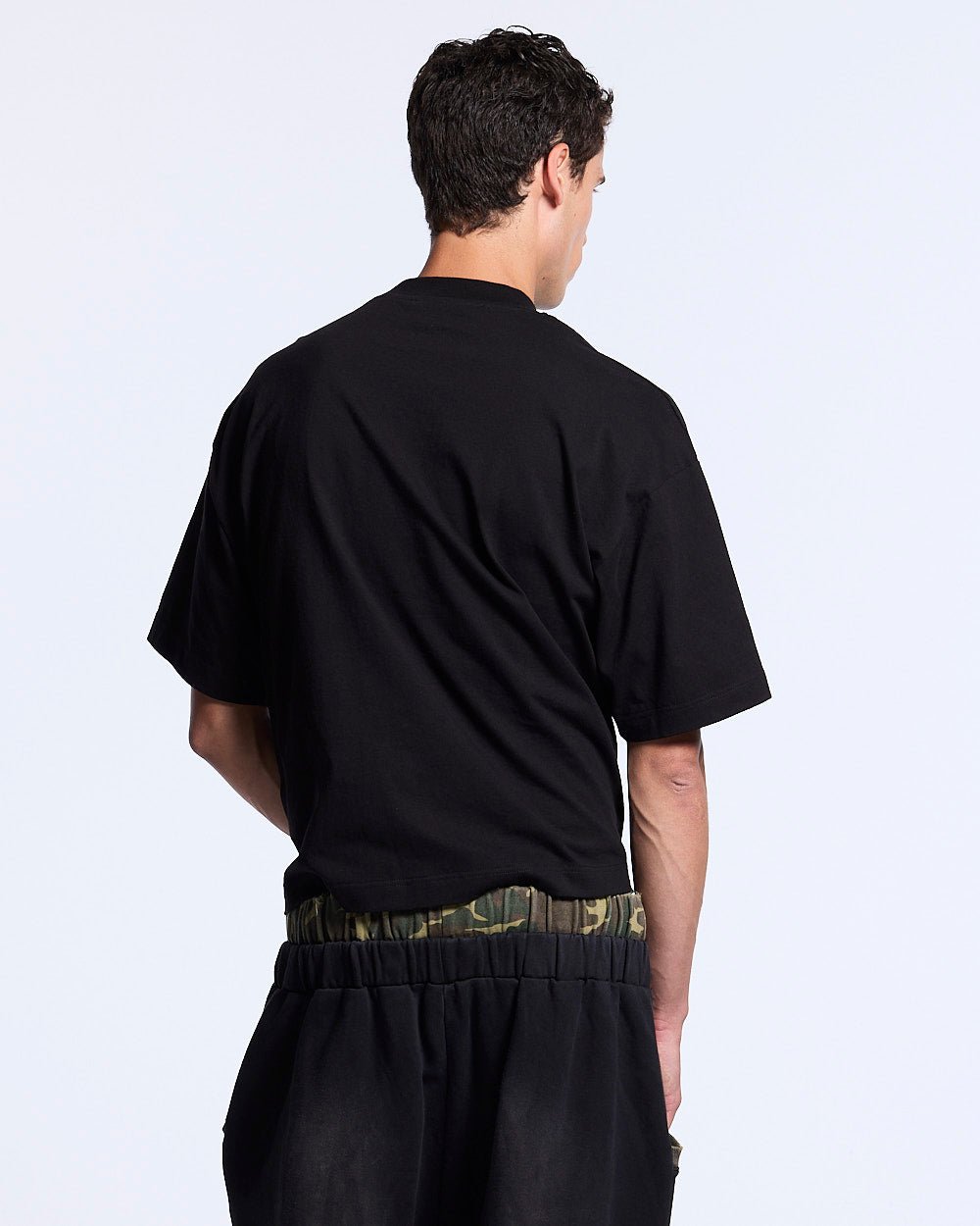 METAL SCRIPT TEE BLACK - Cold Culture