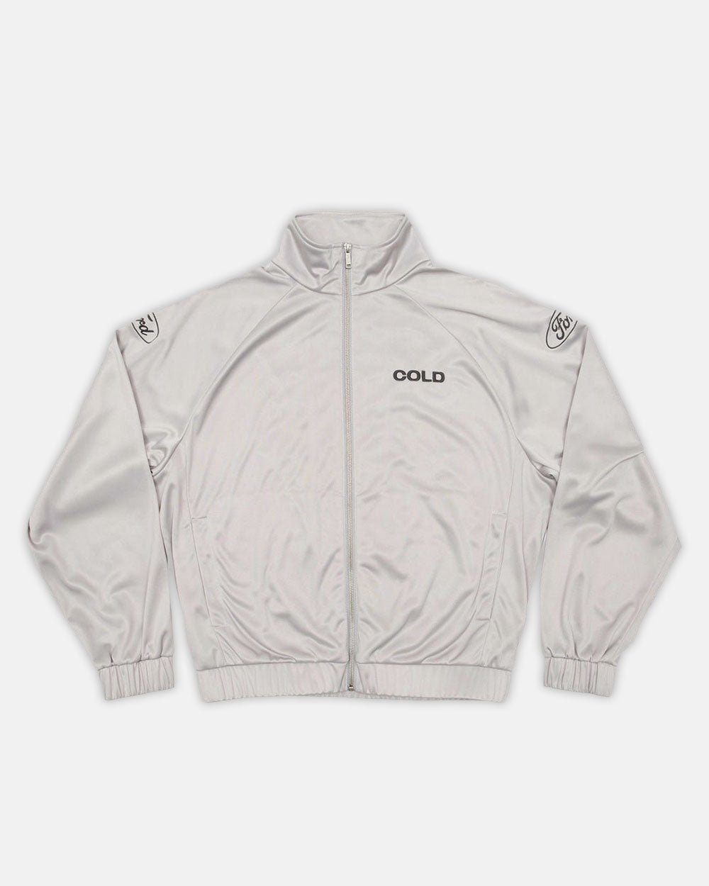 METALLIC FORD ZIP SILVER JACKET - COLD CULTURE