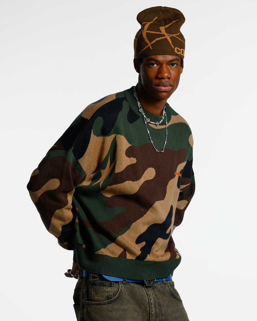 MILITARY KNIT GREEN CAMO - COLD CULTURE