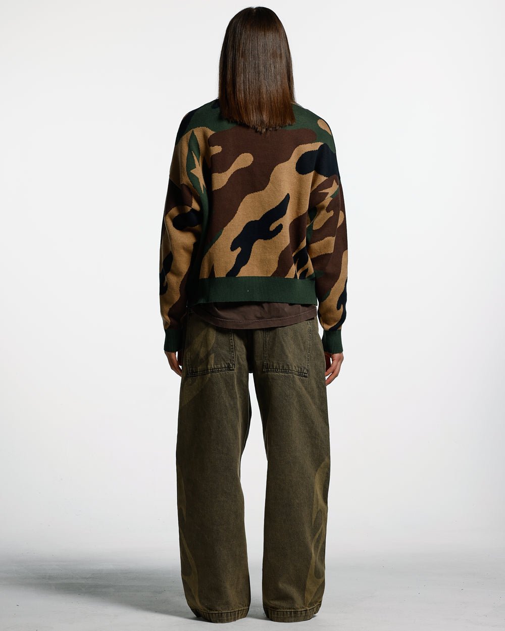 MILITARY KNIT GREEN CAMO - COLD CULTURE