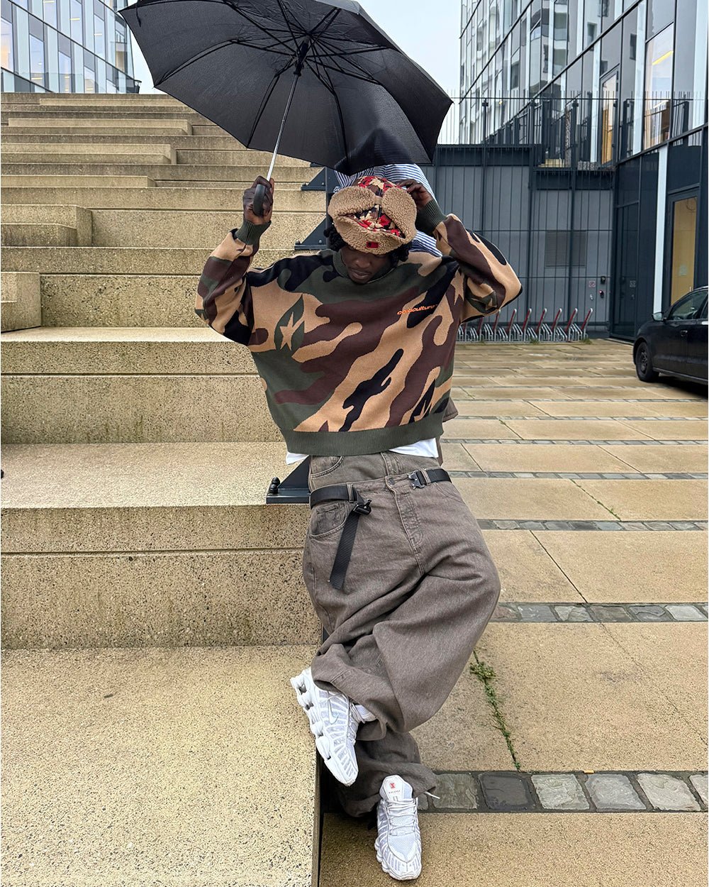 MILITARY KNIT GREEN CAMO - COLD CULTURE