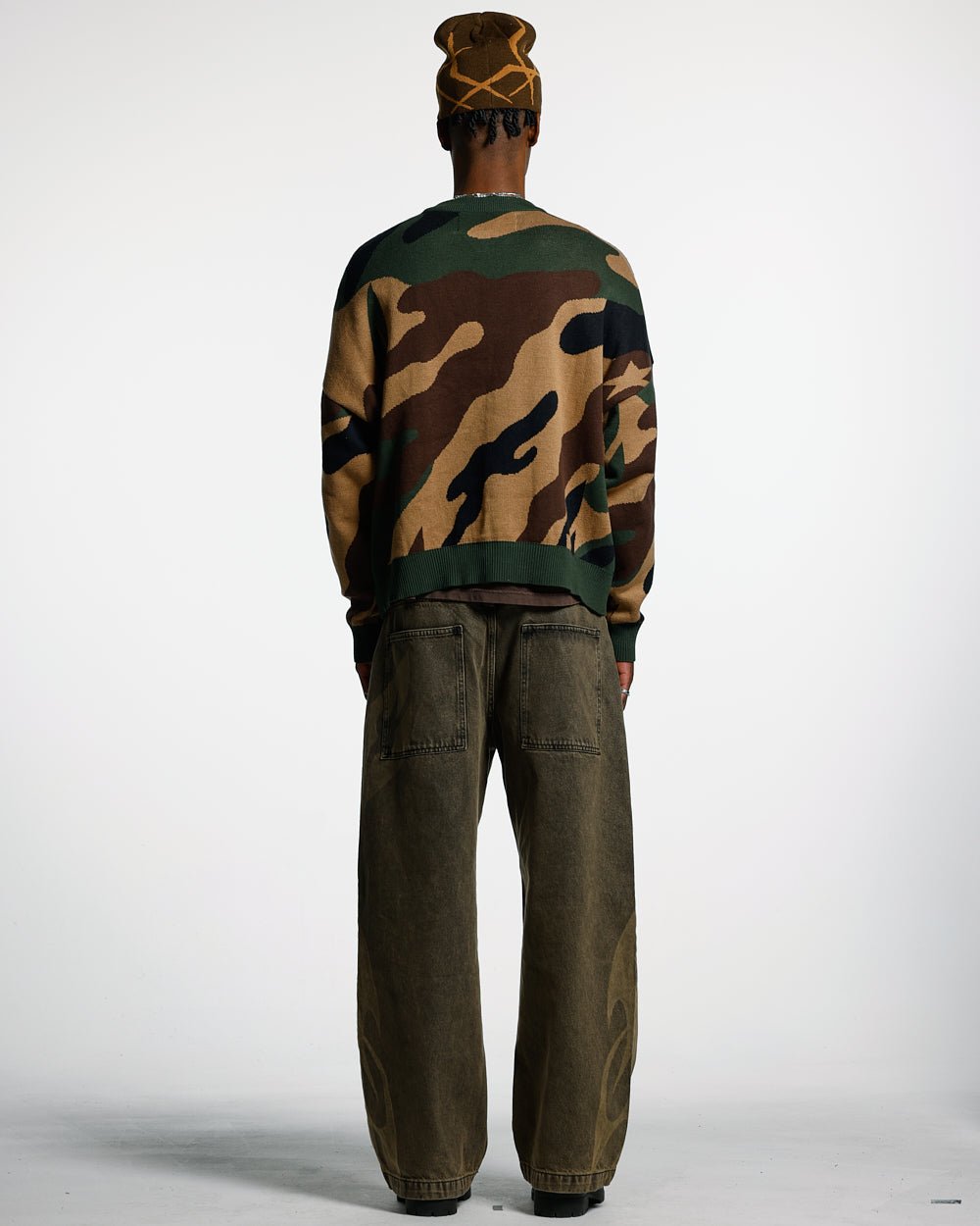 MILITARY KNIT GREEN CAMO - COLD CULTURE