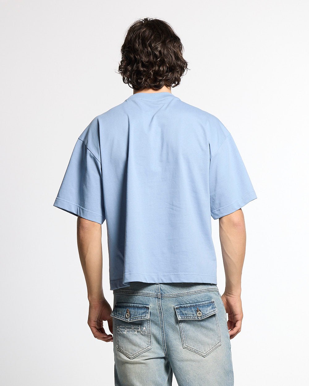 MIX MATCH TEE BLUE - Cold Culture