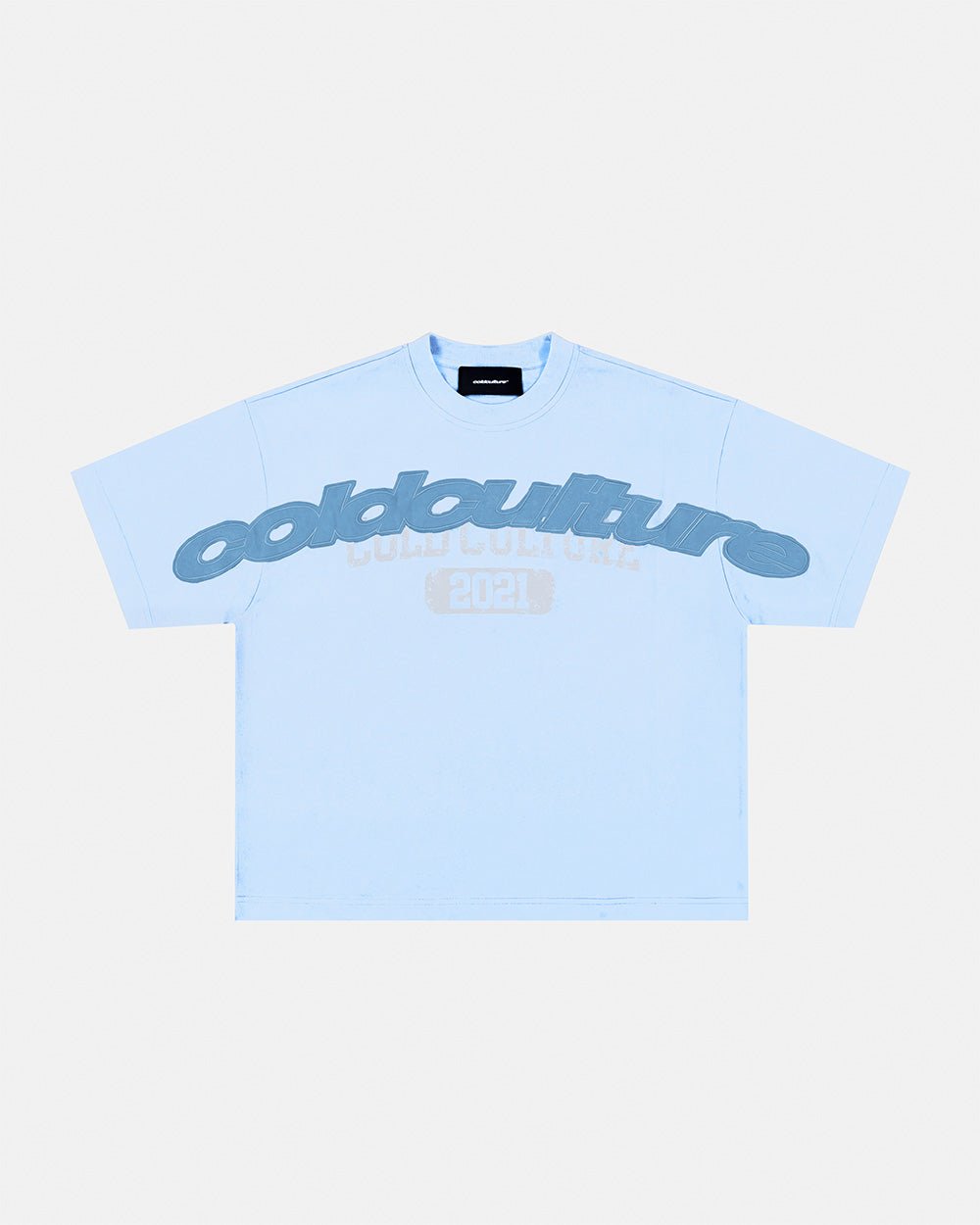 MIX MATCH TEE BLUE - Cold Culture