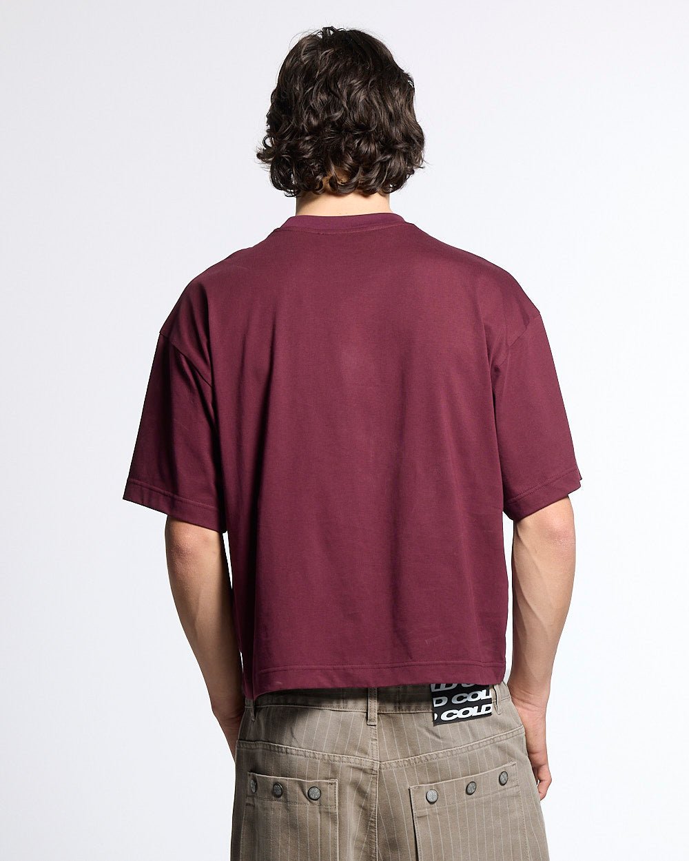MIX MATCH TEE BURGUNDY - Cold Culture