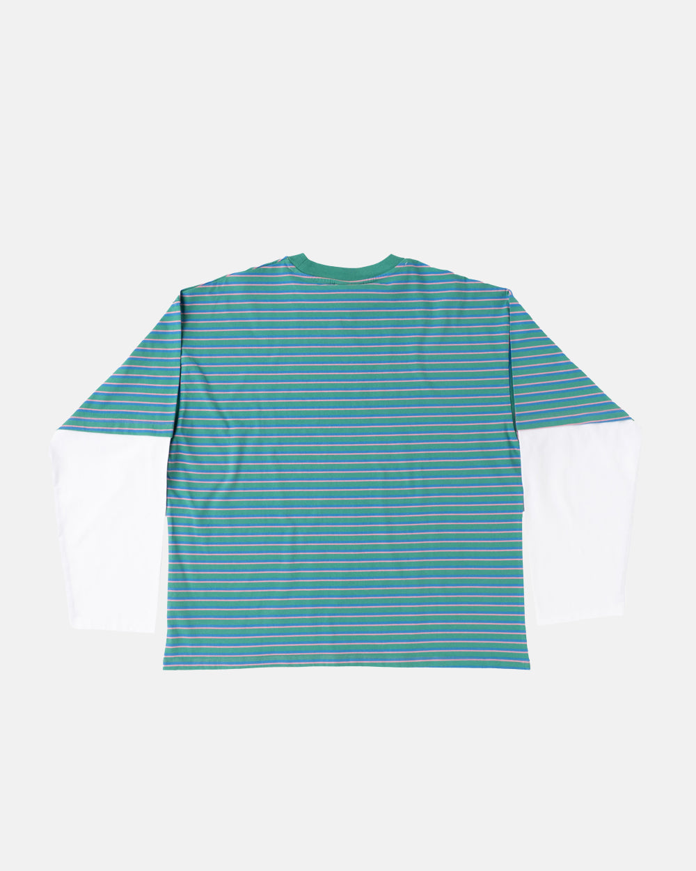 SHOW LONGSLEEVE TEE ASH GREEN/STRIPES