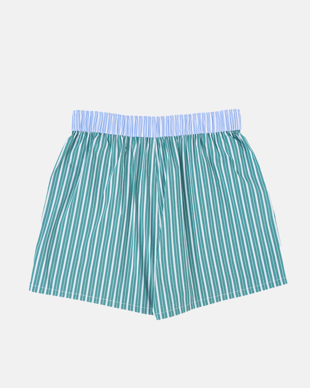 POKER UNDERPANTS BLUE/GREEN STRIPED