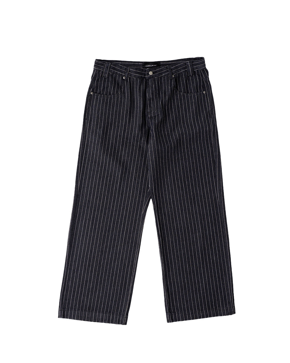 STRIPES CASINO V1 PANTS BLACK DENIM