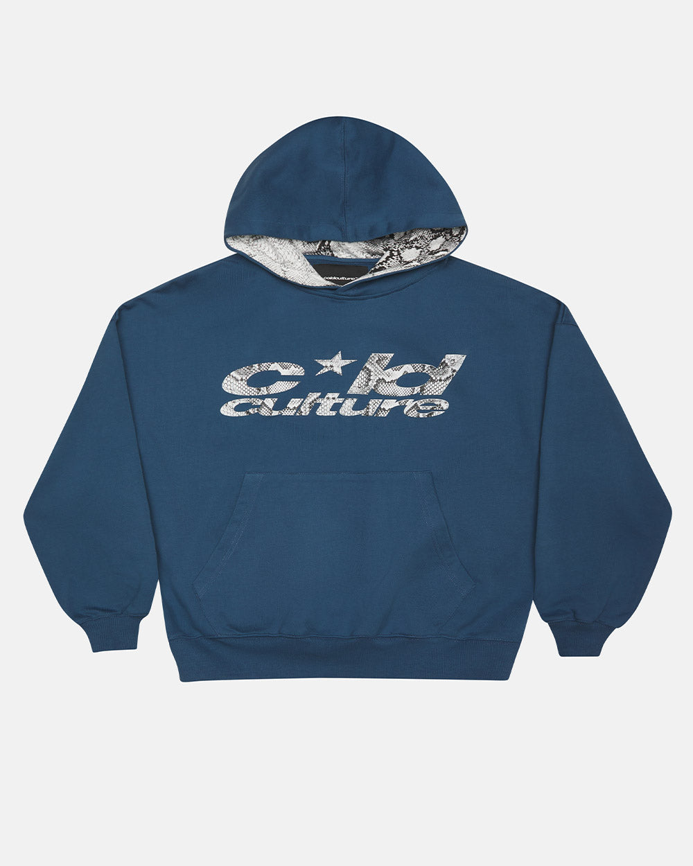 WILD SNAKE HOODIE NAVY BLUE