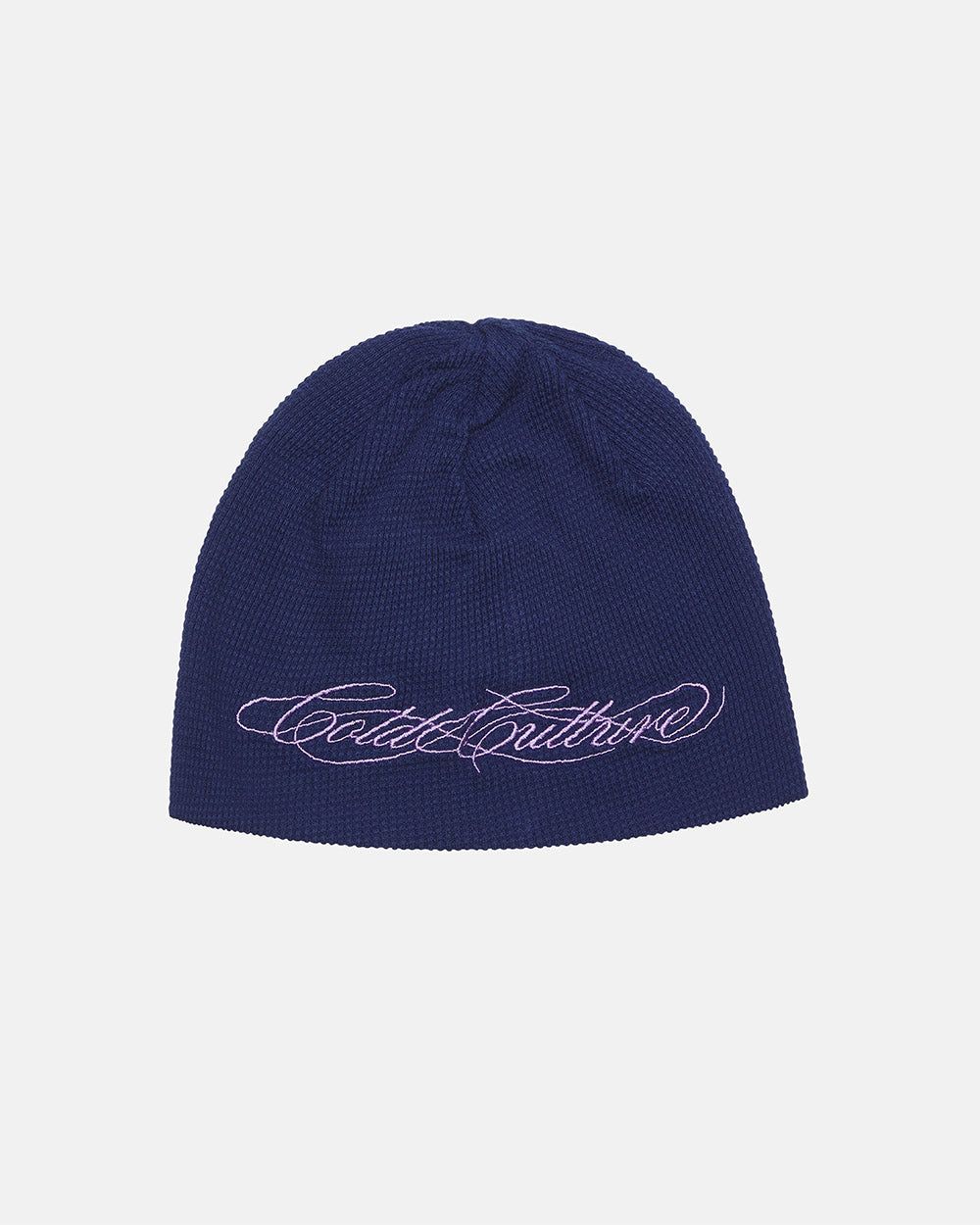 WAFFLE BEANIE BLUE