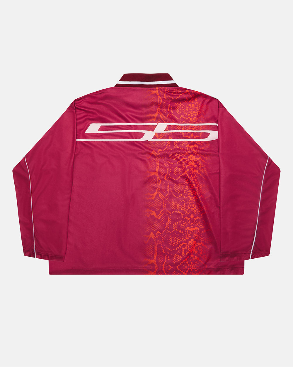 MAMBA SNAKE LONGSLEEVE POLO RED