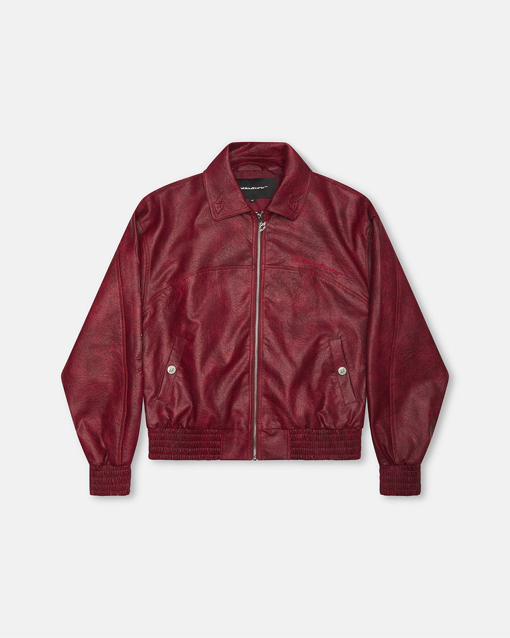 RACING LEATHER JACKET RED