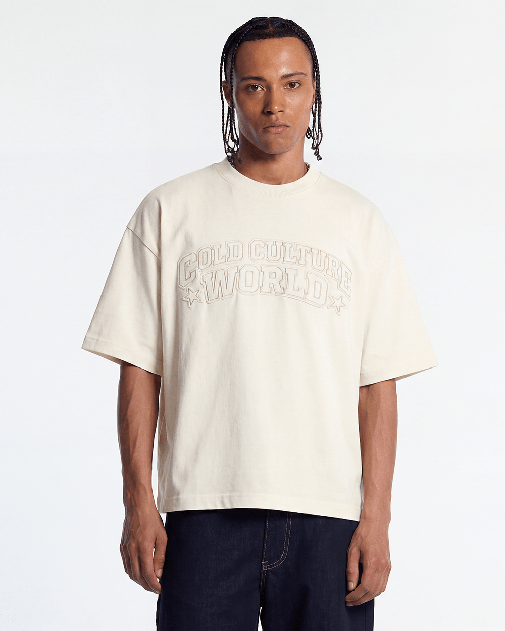 MONTANA TEE BEIGE - Cold Culture