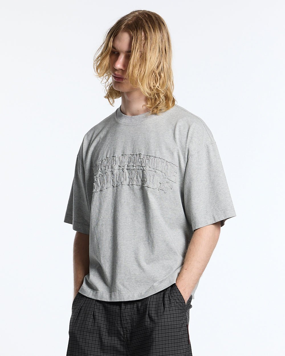 MONTANA TEE HEATHER GREY - Cold Culture