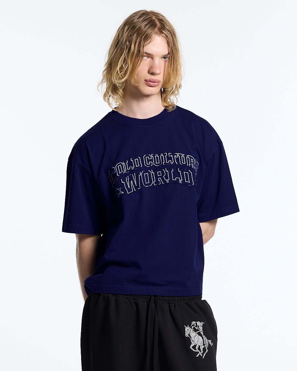MONTANA TEE NAVY - Cold Culture
