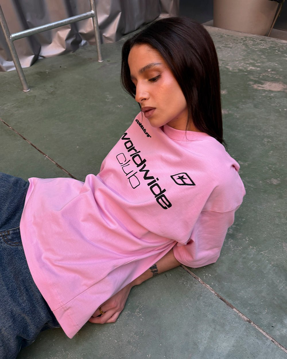 MR WORLDWIDE TEE PINK - Cold Culture