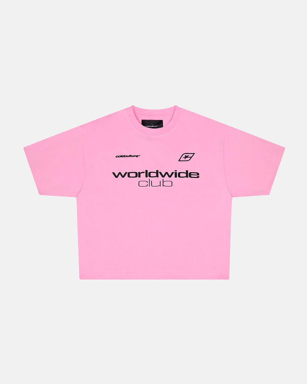 MR WORLDWIDE TEE PINK - Cold Culture