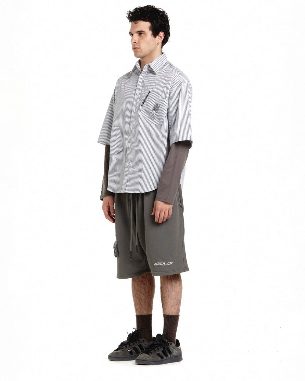 MULTI - POCKET SHORTS HEAVY GREY - COLD CULTURE