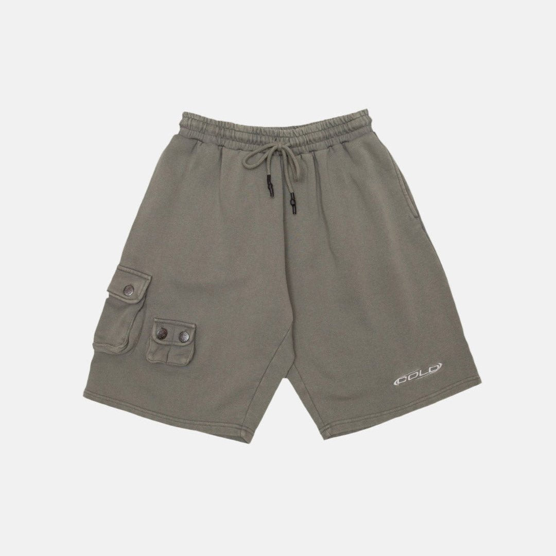 MULTI - POCKET SHORTS PISTACHIO GREEN - Cold Culture