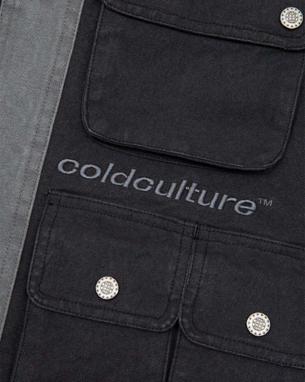 MULTI - POCKET VEST BLACK - COLD CULTURE