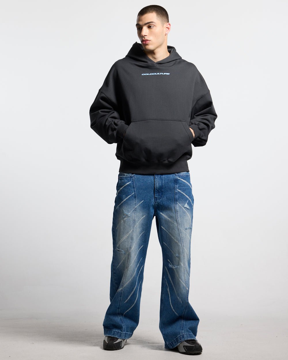 MUSIC RHYTHM V3 PANTS LIGHT BLUE - Cold Culture #man