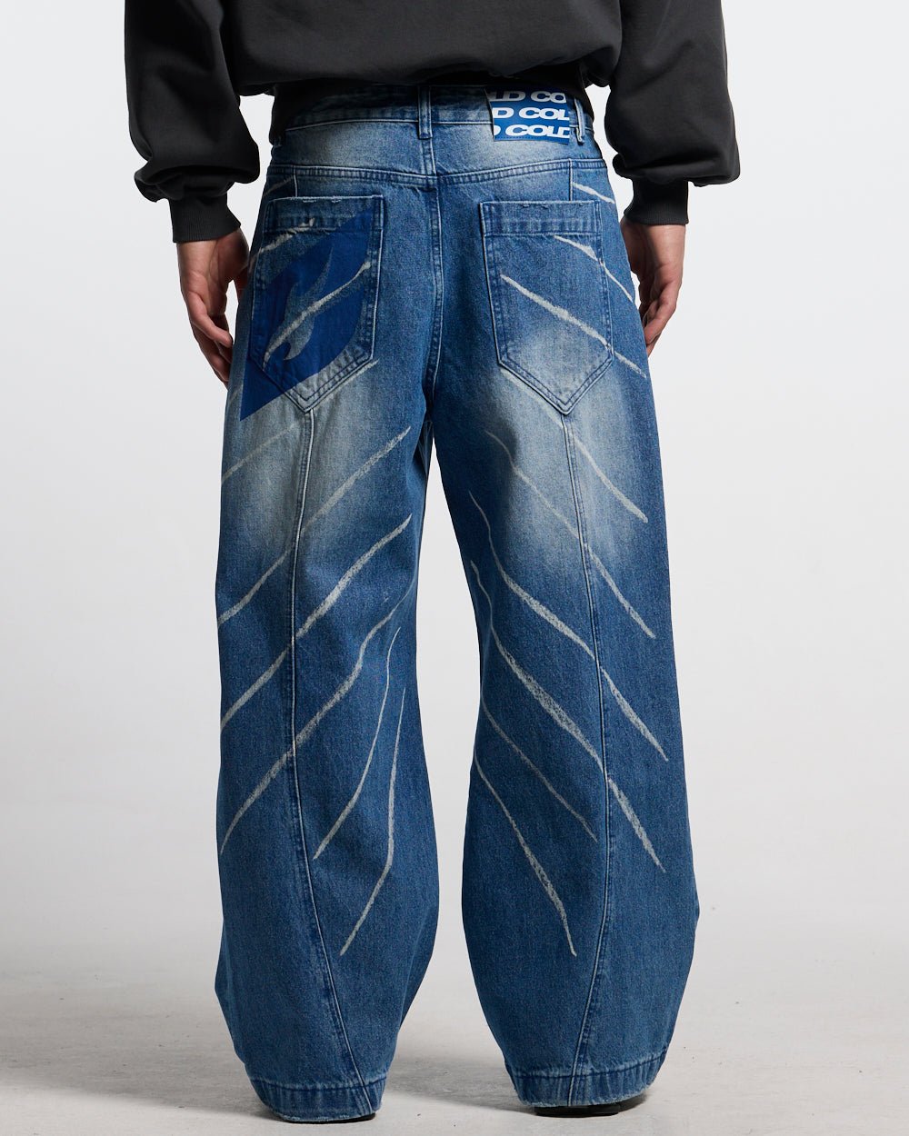 MUSIC RHYTHM V3 PANTS LIGHT BLUE - Cold Culture #man