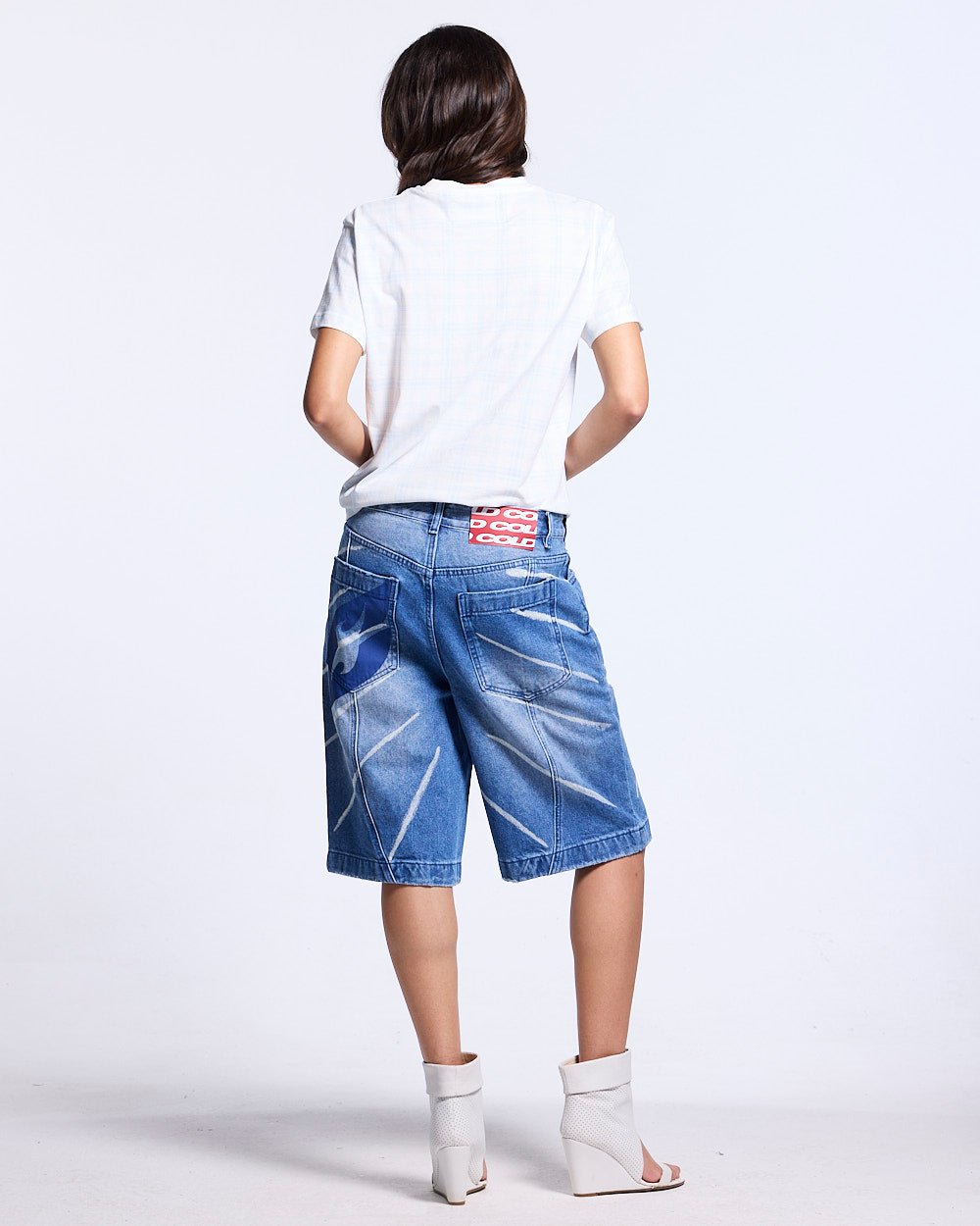 MUSIC RYTHIM SHORTS DENIM - Cold Culture
