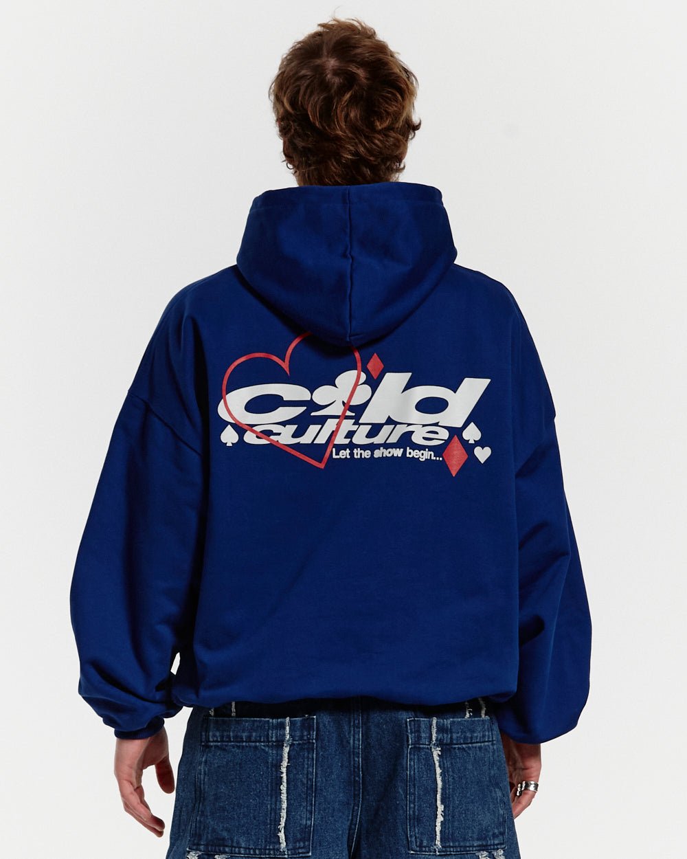 NAIPES HOODIE MIDDLE BLUE - COLD CULTURE