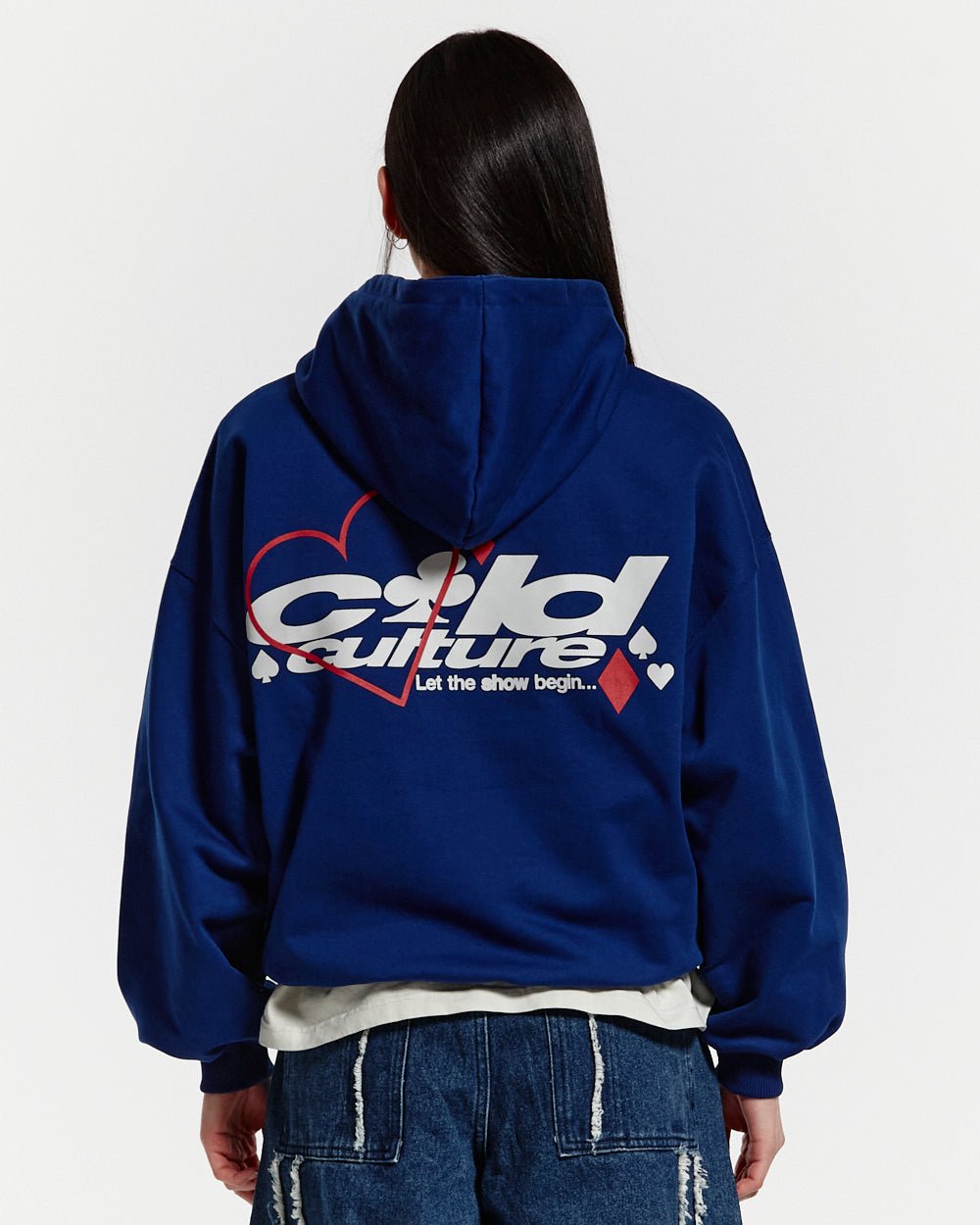 NAIPES HOODIE MIDDLE BLUE - COLD CULTURE