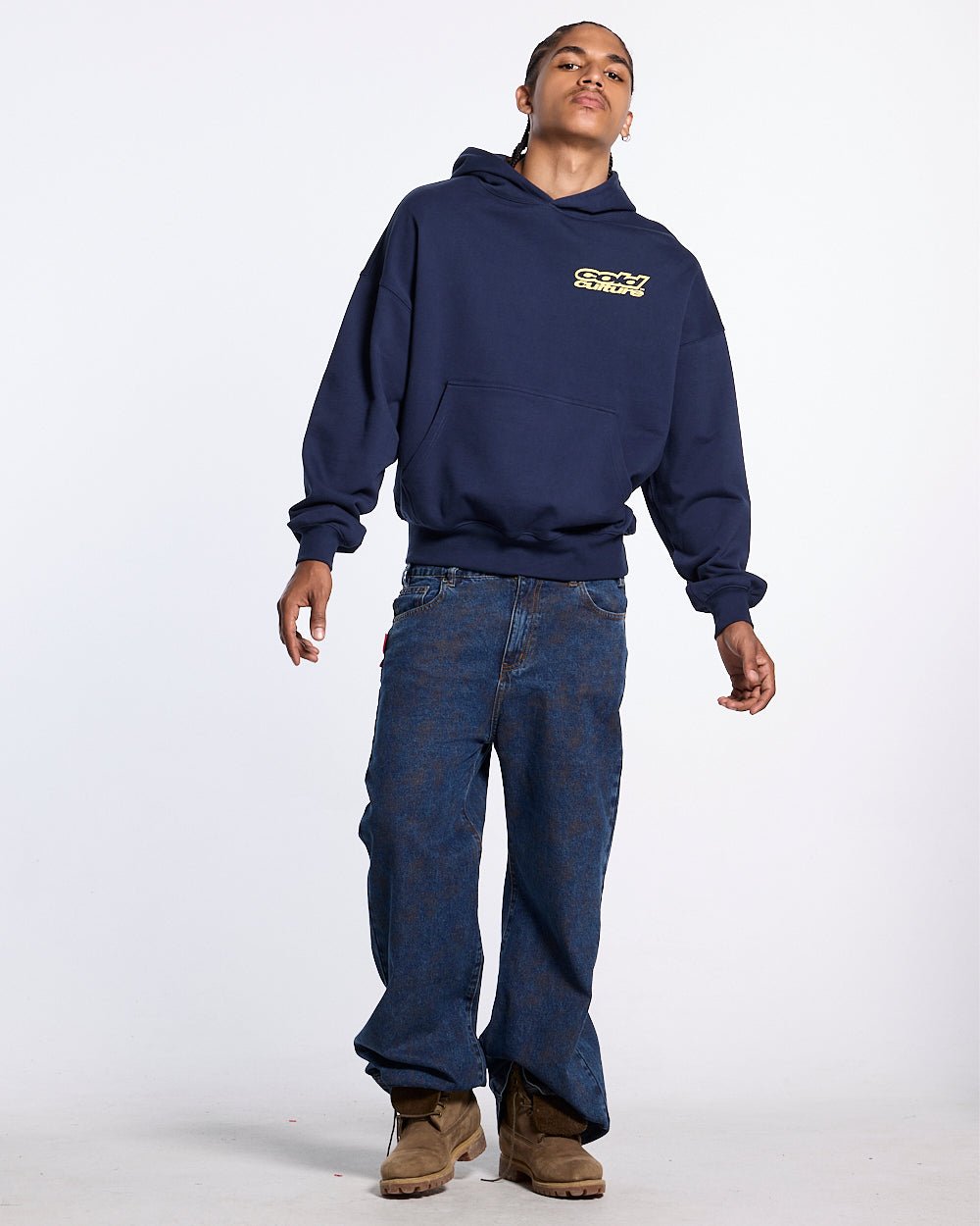 NECESSARY HOODIE NAVY - Cold Culture