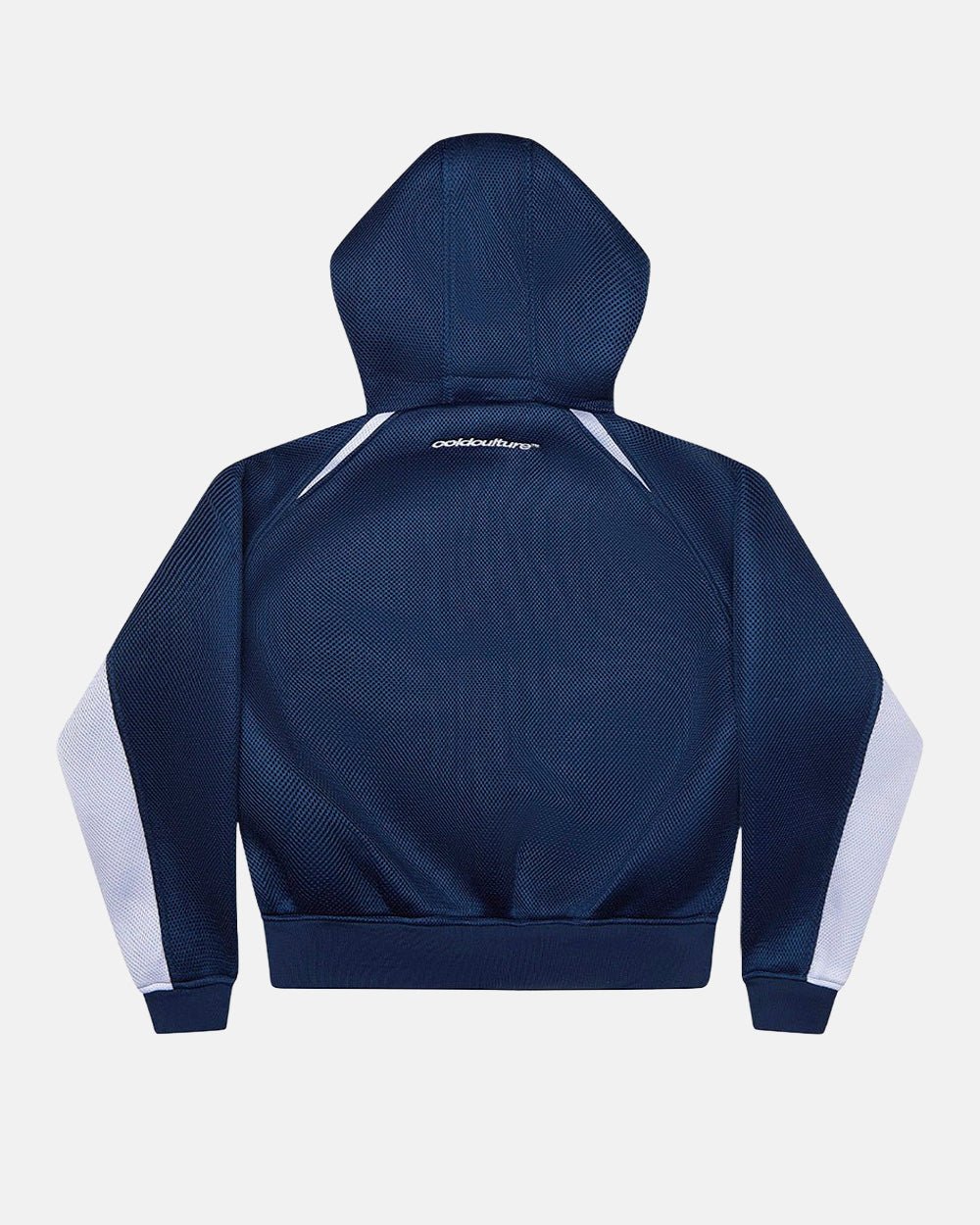 NEO ZIP JACKET WHITE & BLUE - Cold Culture