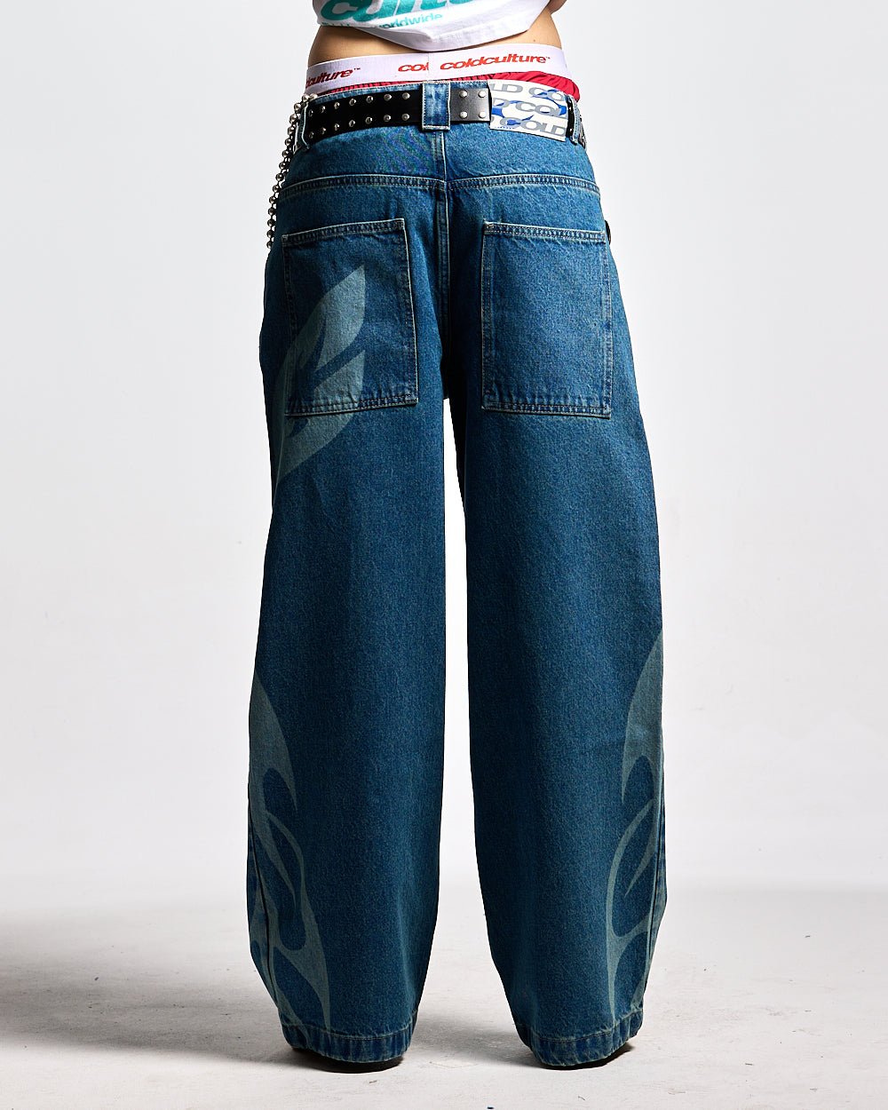NEOTRIBAL PANTS LIGHT BLUE DENIM - COLD CULTURE