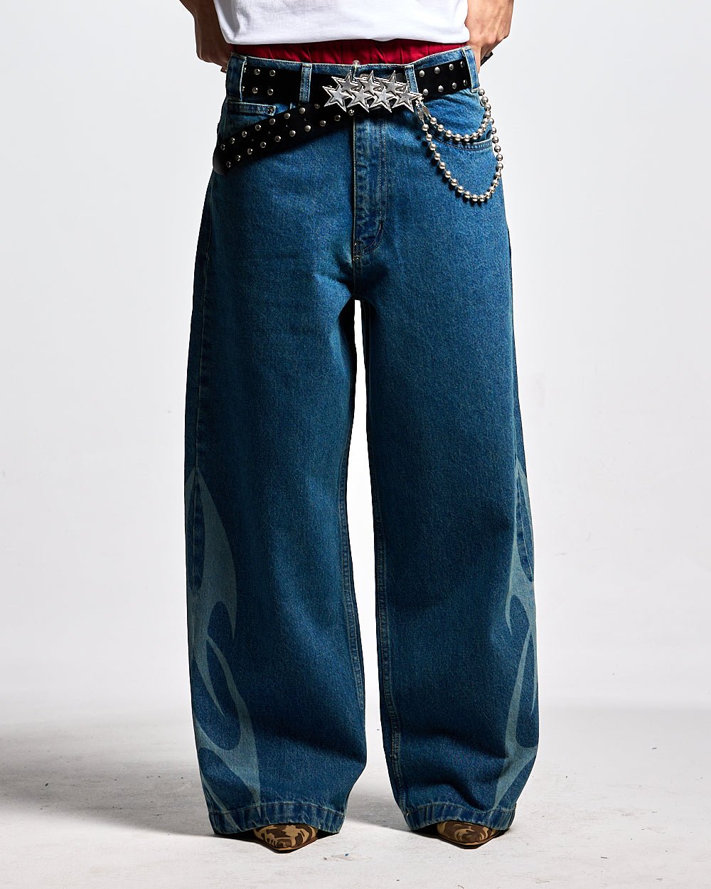 NEOTRIBAL PANTS LIGHT BLUE DENIM - COLD CULTURE