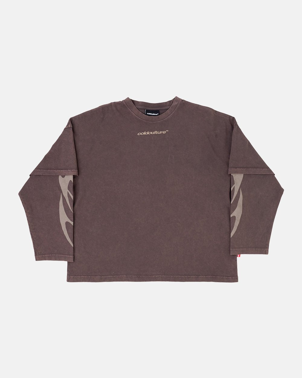 NEOTRIBAL V2 LONGSLEEVE DARK BROWN - COLD CULTURE