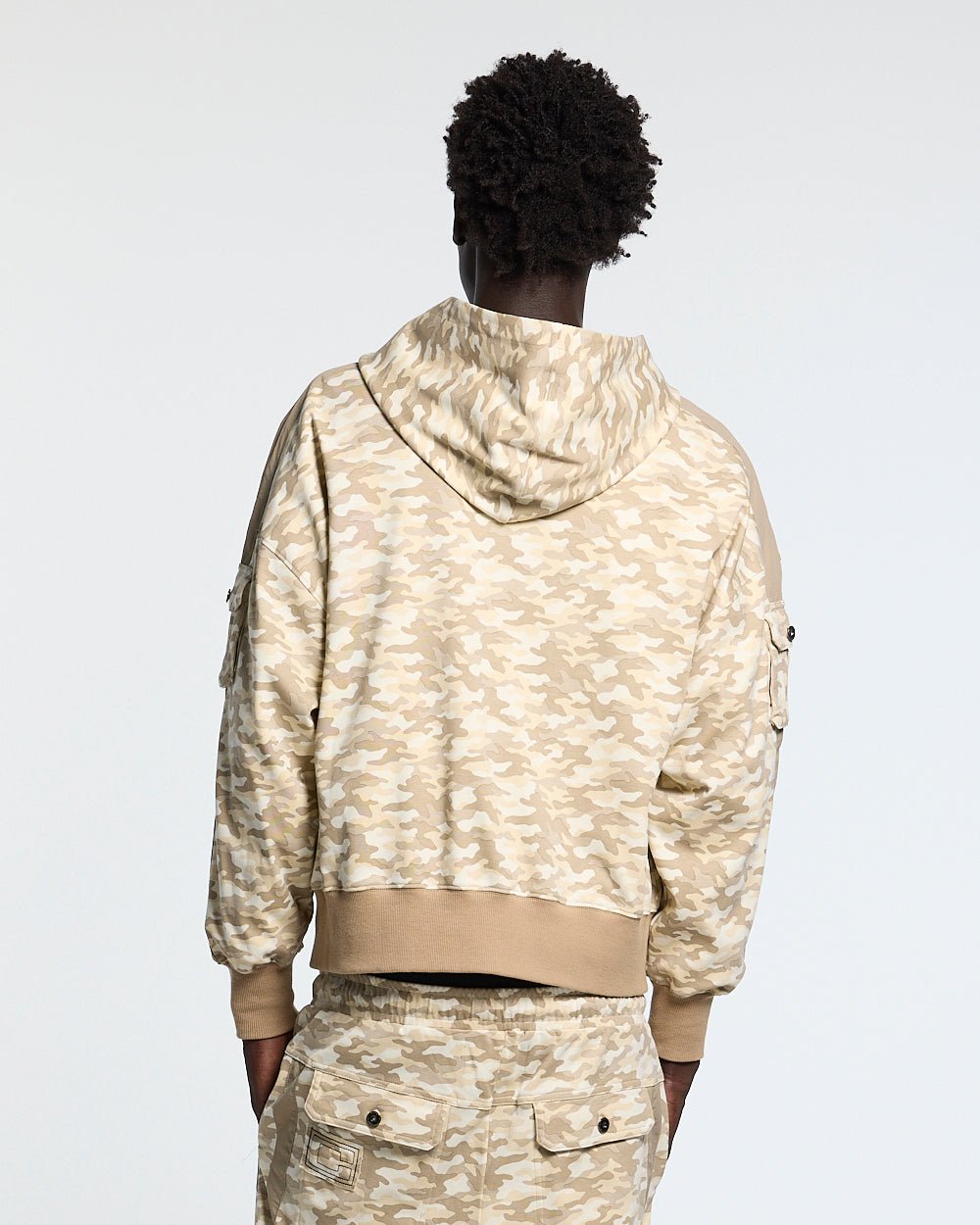 NEUTRAL FIELD ZIP HOODIE CAMO - Cold Culture