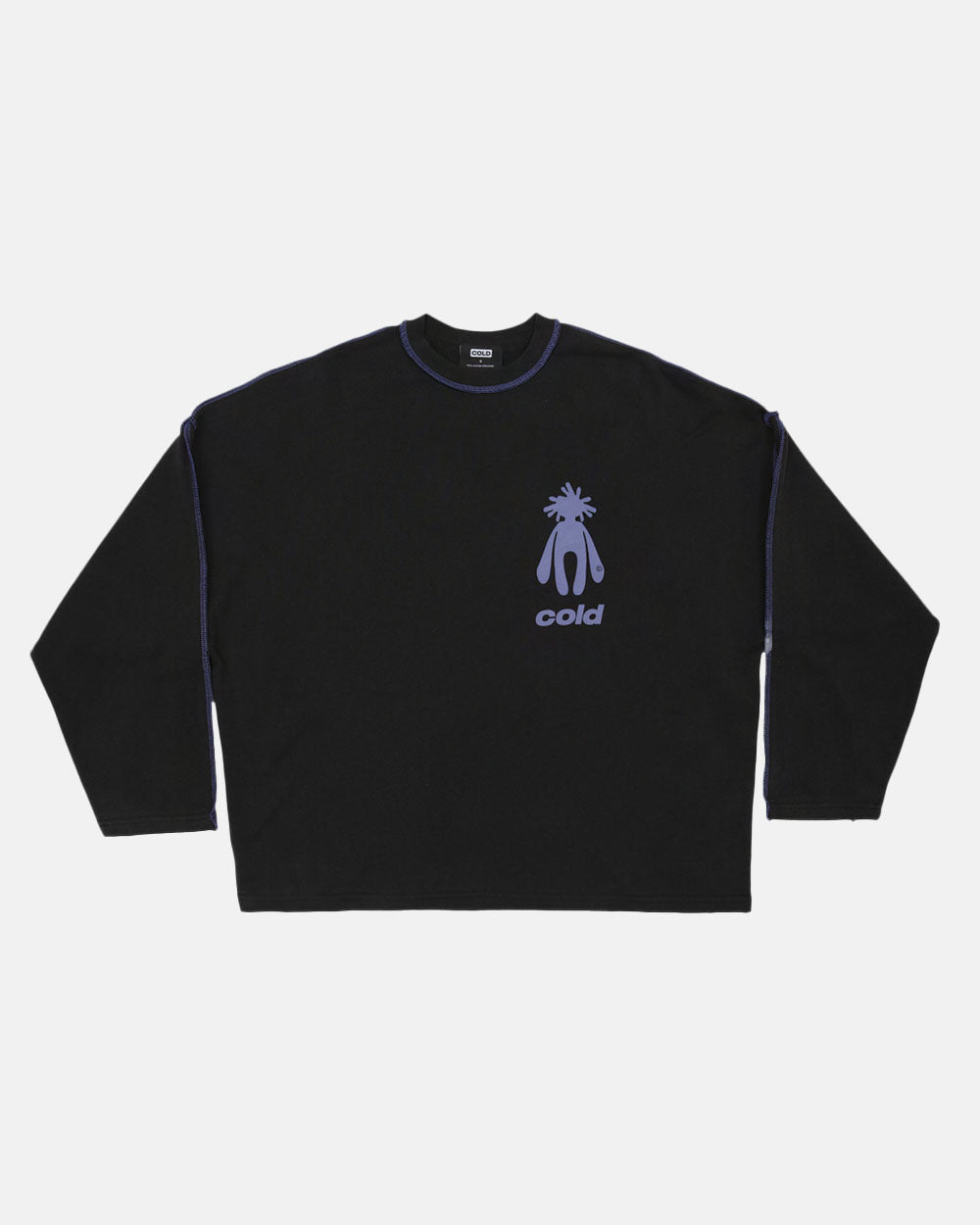 NEW IN TOWN CREWNECK BLACK - COLD CULTURE