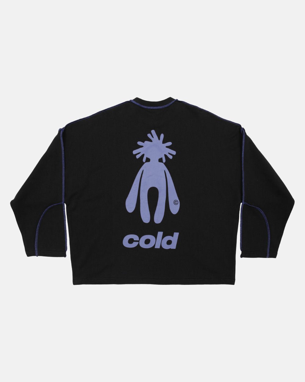 NEW IN TOWN CREWNECK BLACK - COLD CULTURE