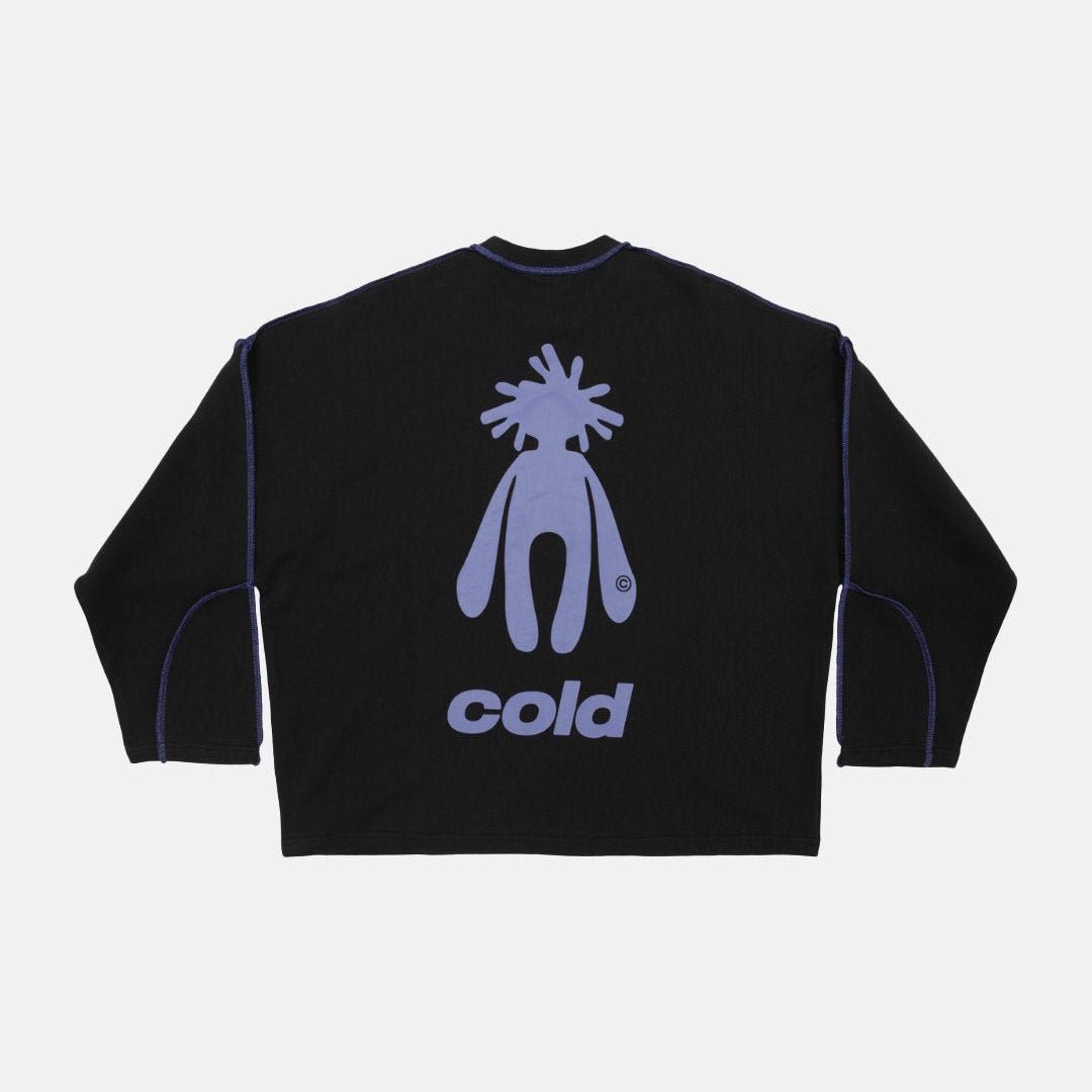 NEW IN TOWN CREWNECK BLACK - Cold Culture